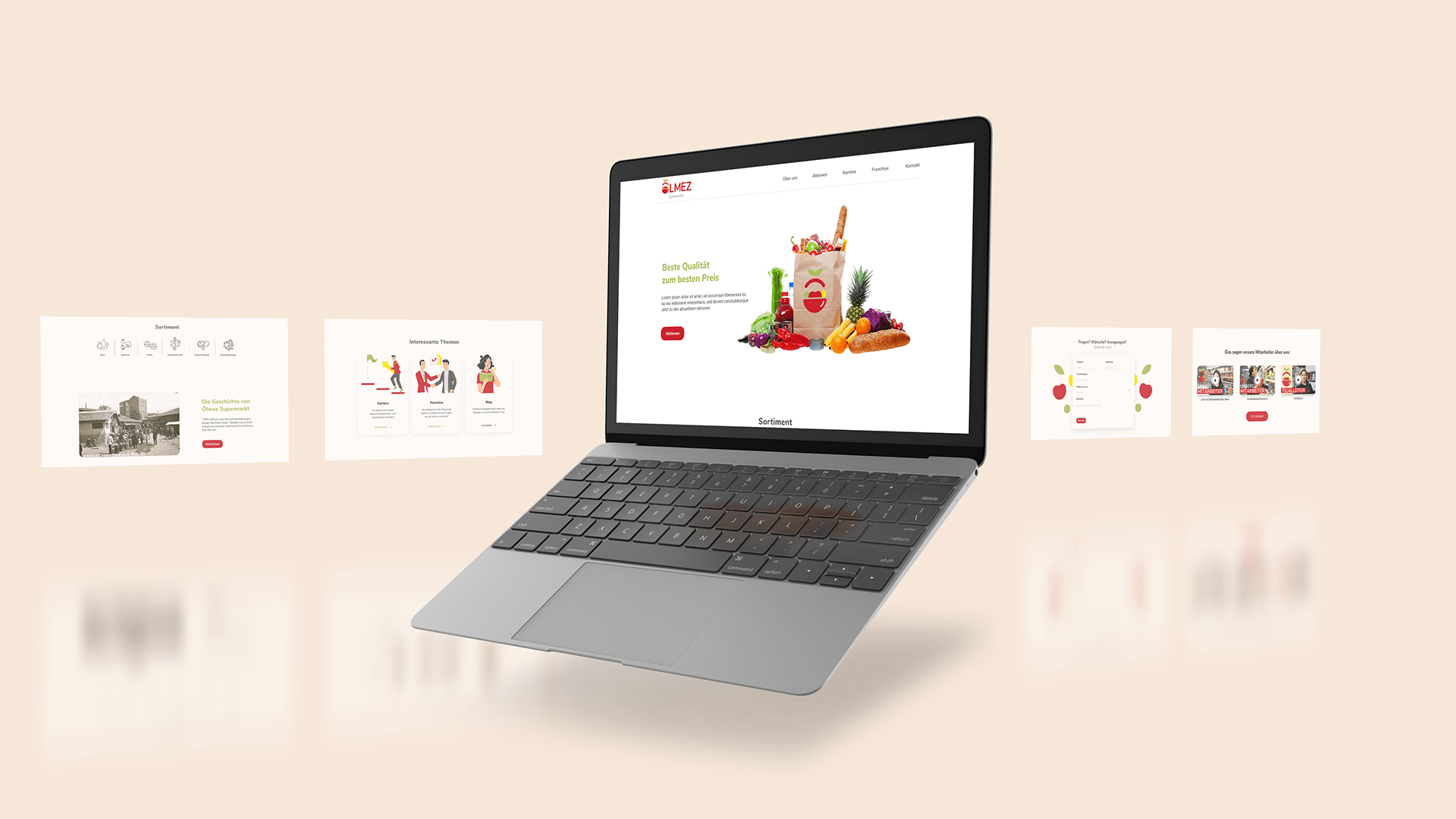Ölmez Supermarkt: Ölmez Website Design